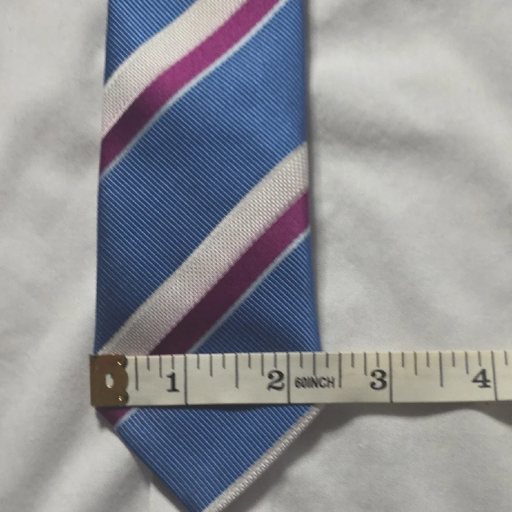 Stylish Blue and Purple Striped Kids Tie